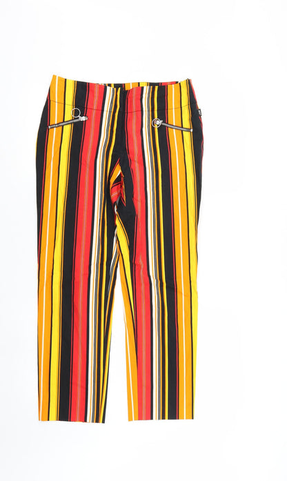 Simple Womens Multicoloured Striped  Trousers  Size 10 L25 in
