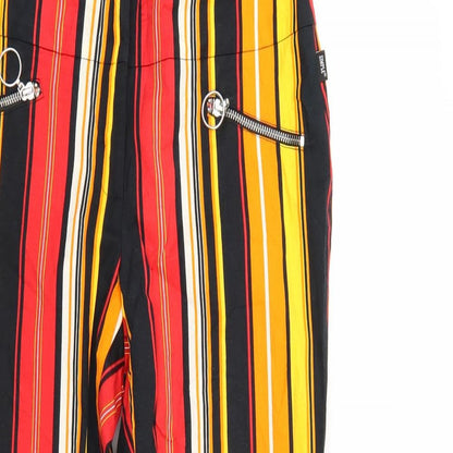 Simple Womens Multicoloured Striped  Trousers  Size 10 L25 in