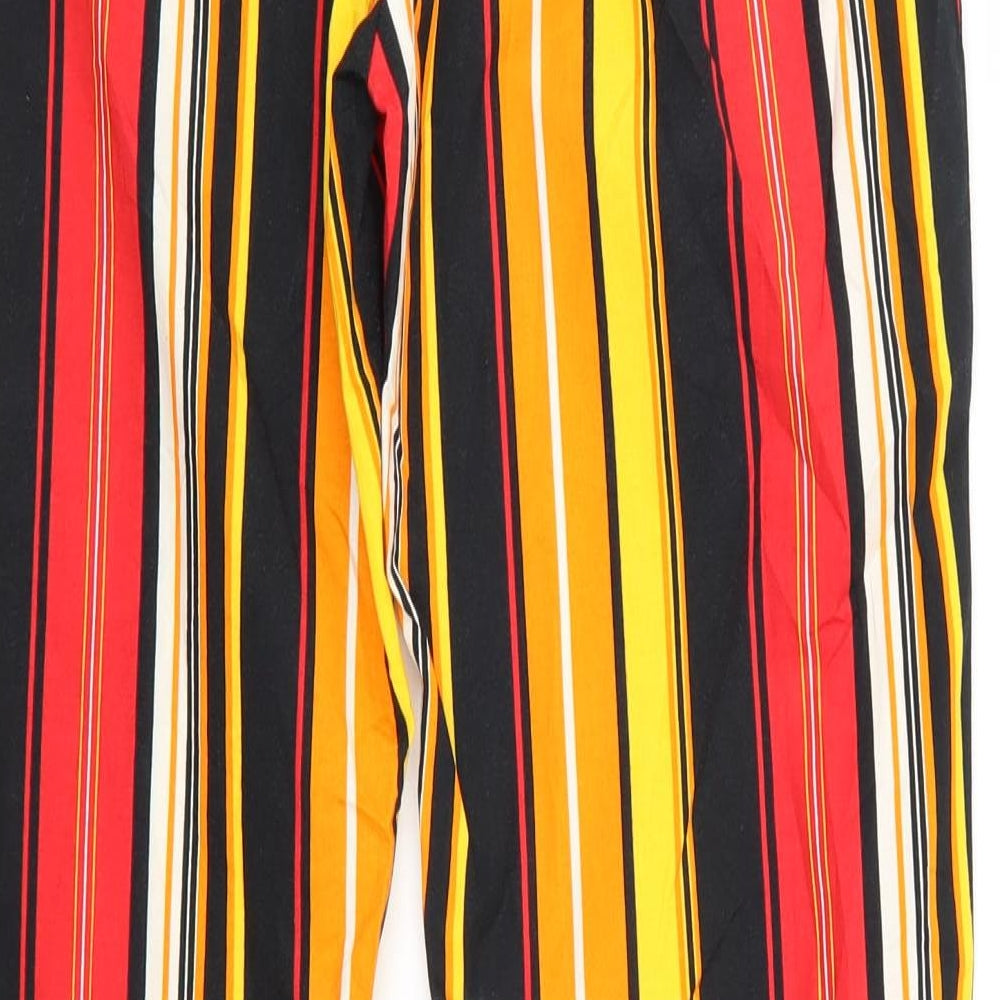 Simple Womens Multicoloured Striped  Trousers  Size 10 L25 in