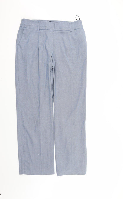 Womens UK Size 12 NEXT Regular Fit Sweatpants Blue Trousers