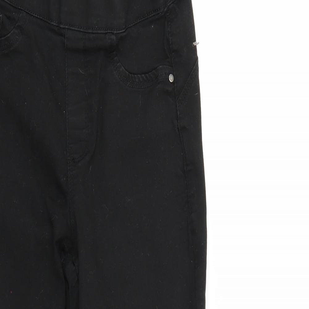 Denim & Co. Womens Black  Denim Tapered Jeans Size 10 L25 in