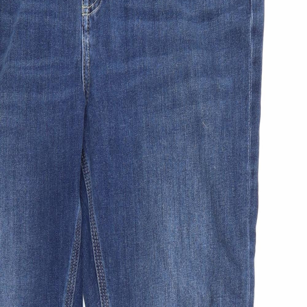 M&S Womens Blue  Denim Bootcut Jeans Size 38 in L27 in