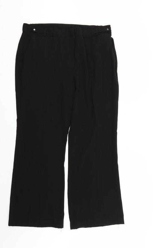 CAPSULE Womens Black   Trousers  Size 36 in L28 in