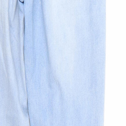 Denim & Co. Womens Blue  Denim Straight Jeans Size 14 L28 in