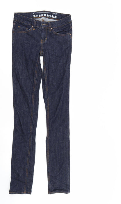 JP kick Womens Blue  Denim Skinny Jeans Size 25 in L33 in