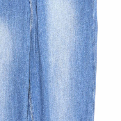 Oakridge Womens Blue  Denim Straight Jeans Size 14 L28 in