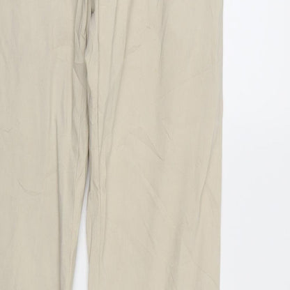 EXLINDEXLIND Womens Ivory   Trousers  Size 14 L30 in
