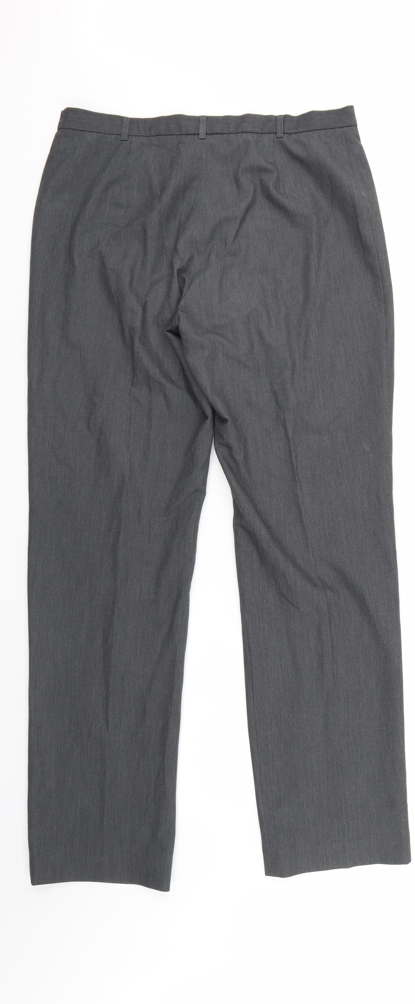Womens UK Size 14 Punt Roma Regular Fit  Grey Trousers
