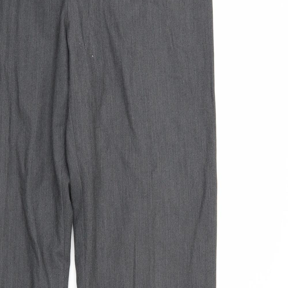 Womens UK Size 14 Punt Roma Regular Fit  Grey Trousers