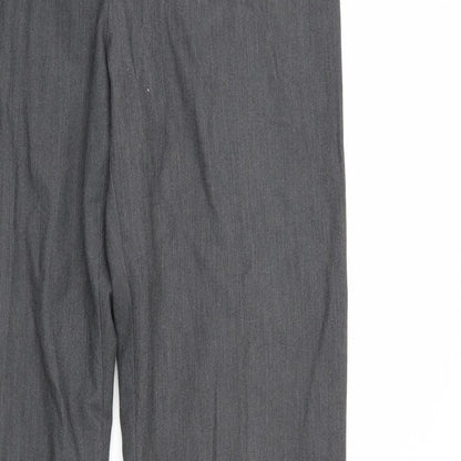 Womens UK Size 14 Punt Roma Regular Fit  Grey Trousers