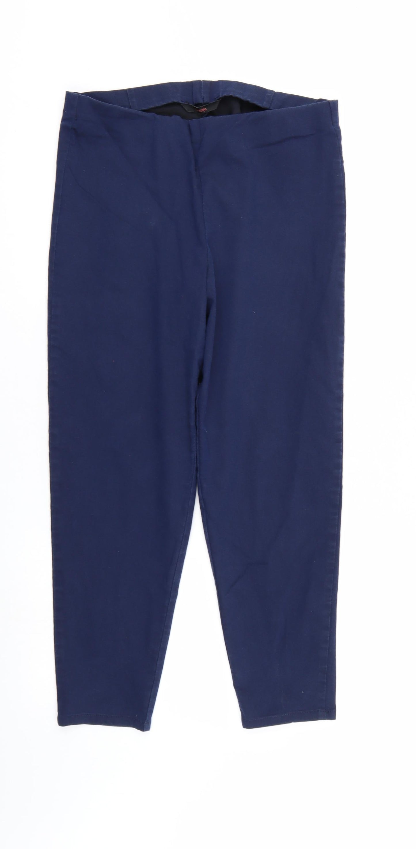 George Womens Blue   Trousers  Size 14 L24 in - Elastic Waist