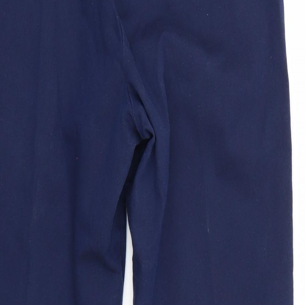 George Womens Blue   Trousers  Size 14 L24 in - Elastic Waist