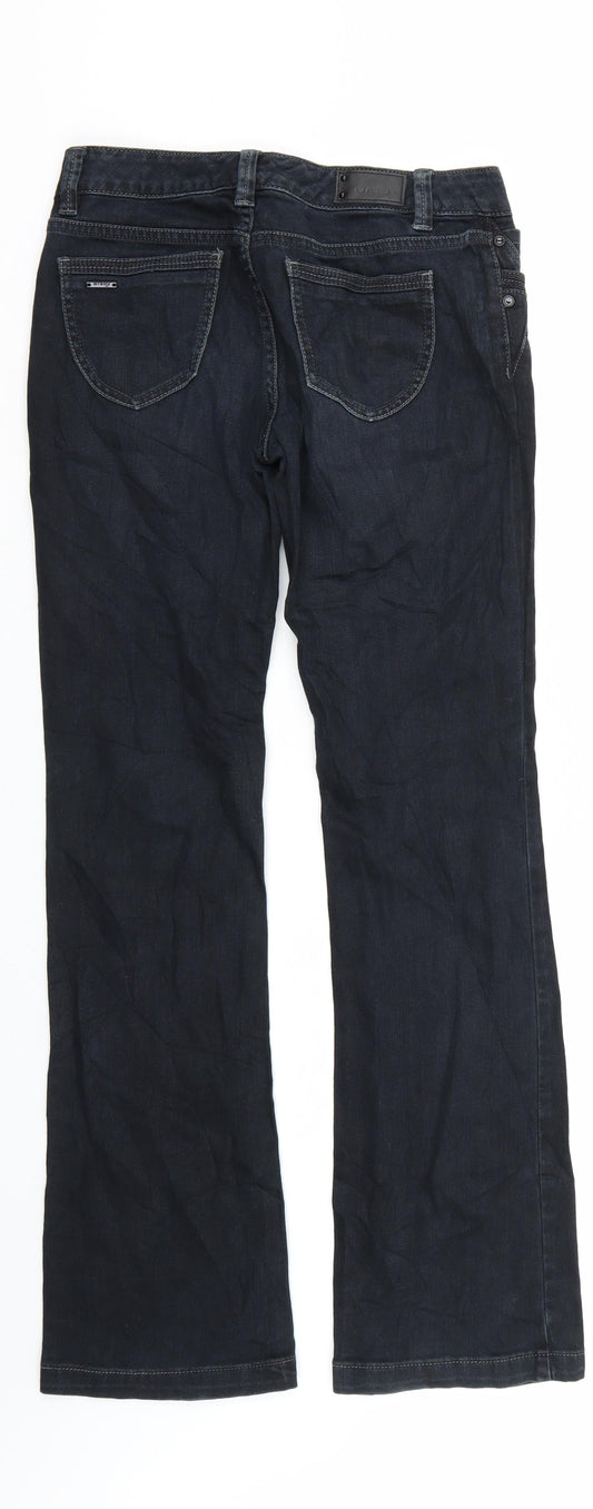 ORSAY Womens Black  Denim Straight Jeans  L31 in