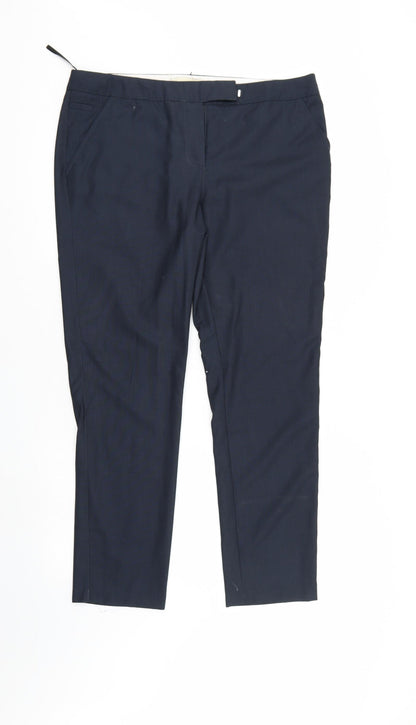 Womens UK Size 14 NEXT Regular Fit  Blue Trousers