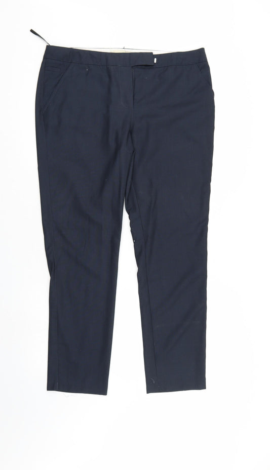 Womens UK Size 14 NEXT Regular Fit  Blue Trousers