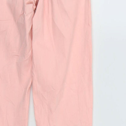 Kappahi Womens Pink  Denim Straight Jeans Size 26 in L28 in - Elastic Waist