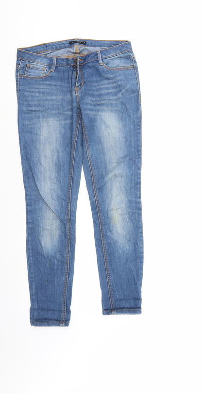 Womens UK Size 26 in mohito Regular Fit Straight Blue Jeans