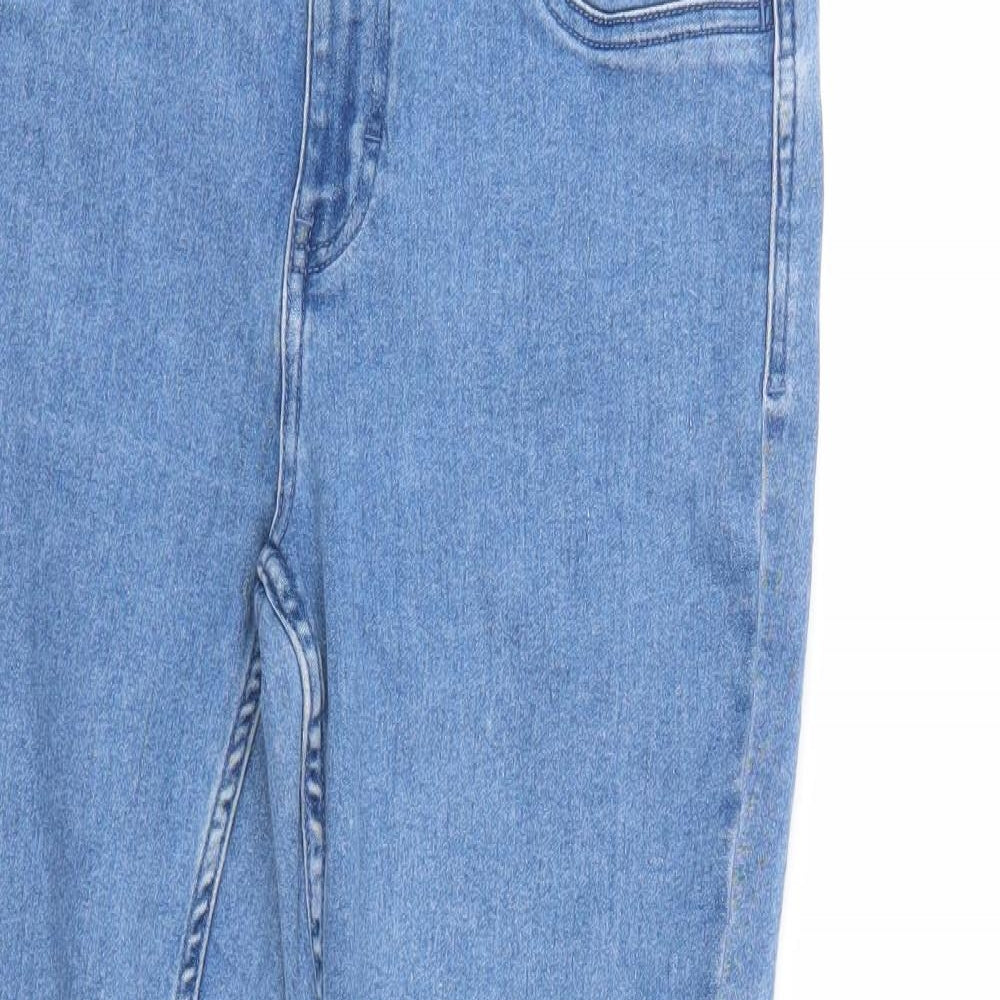 Avenue Womens Blue  Denim Tapered Jeans Size 12 L27 in