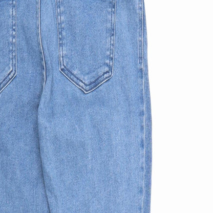 Avenue Womens Blue  Denim Tapered Jeans Size 12 L27 in