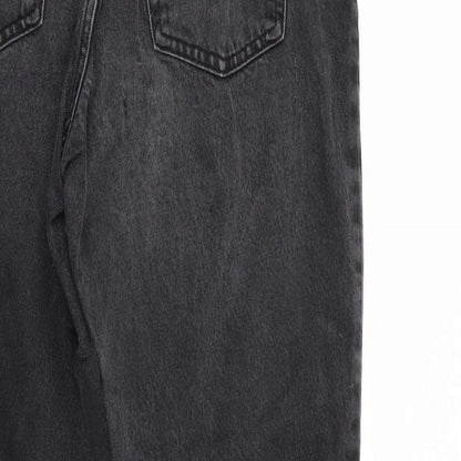 Mens UK Size  Top Shop Regular Fit Straight Black Jeans
