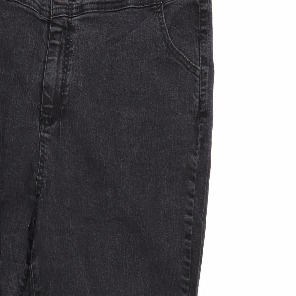 Very Womens Black  Denim Straight Jeans  L28 in