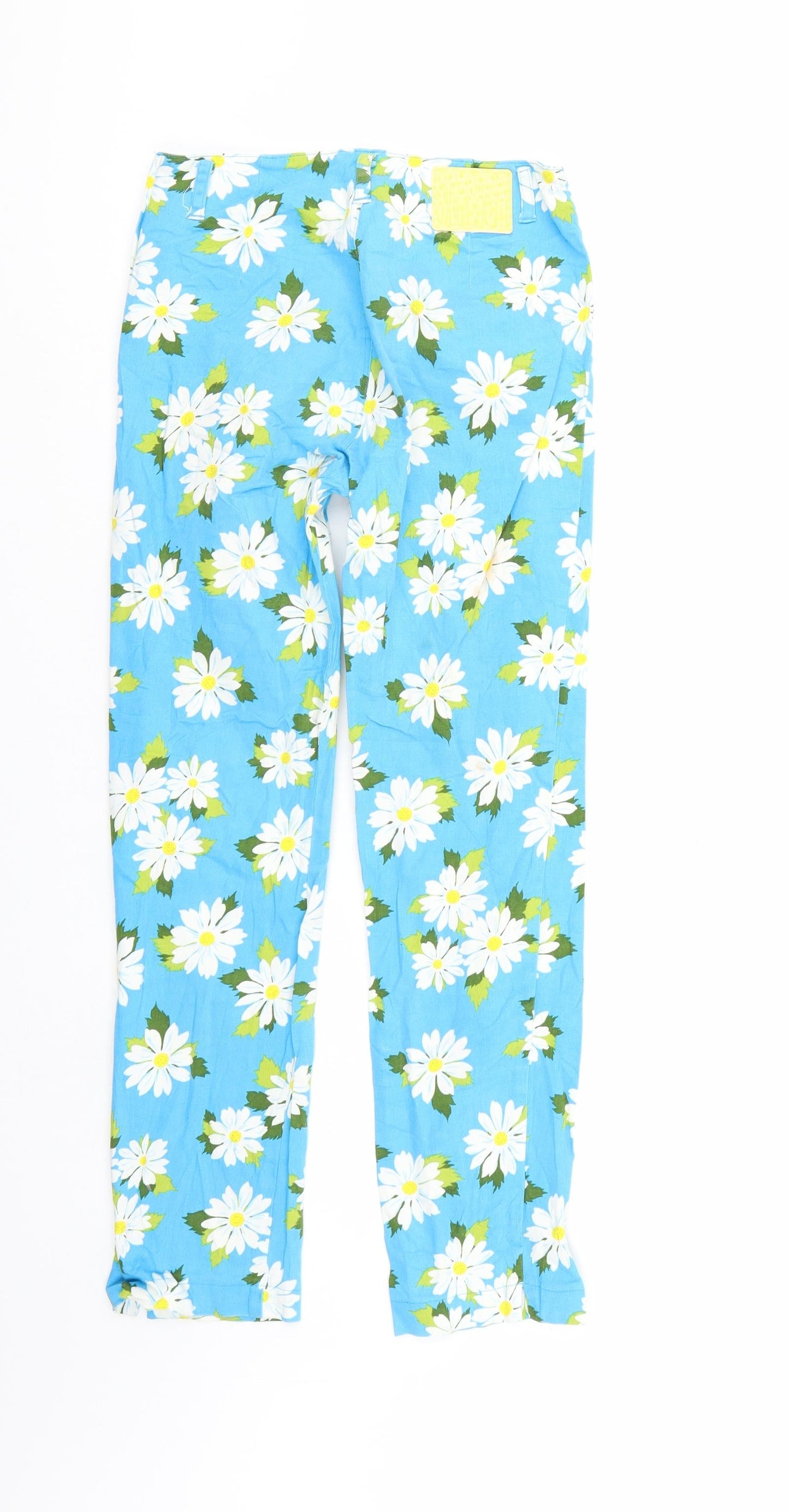 c dept Girls Multicoloured Floral Denim Straight Jeans Size 13-14 Years