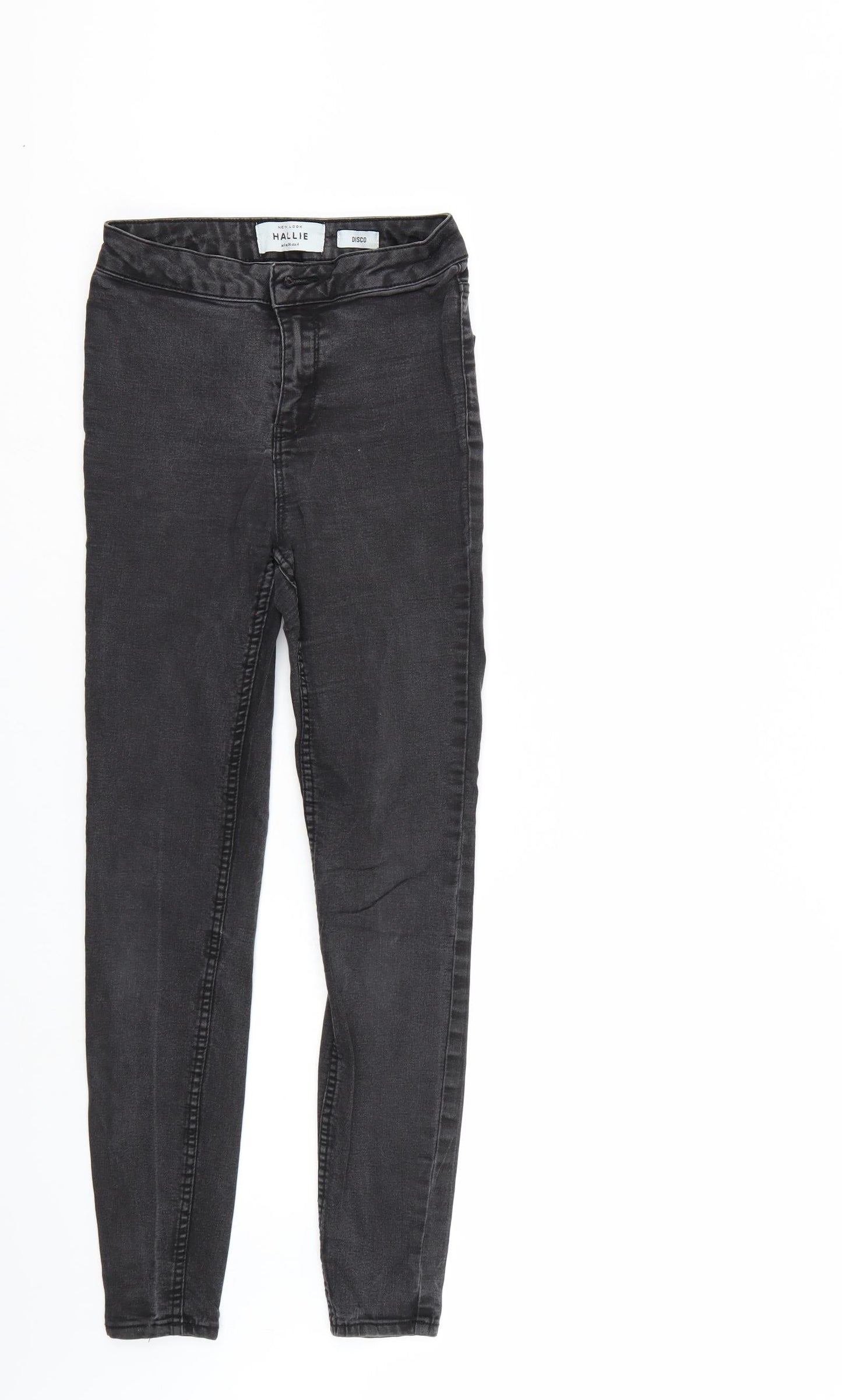 New Look Womens Black  Denim Tapered Jeans Size 8 L27 in