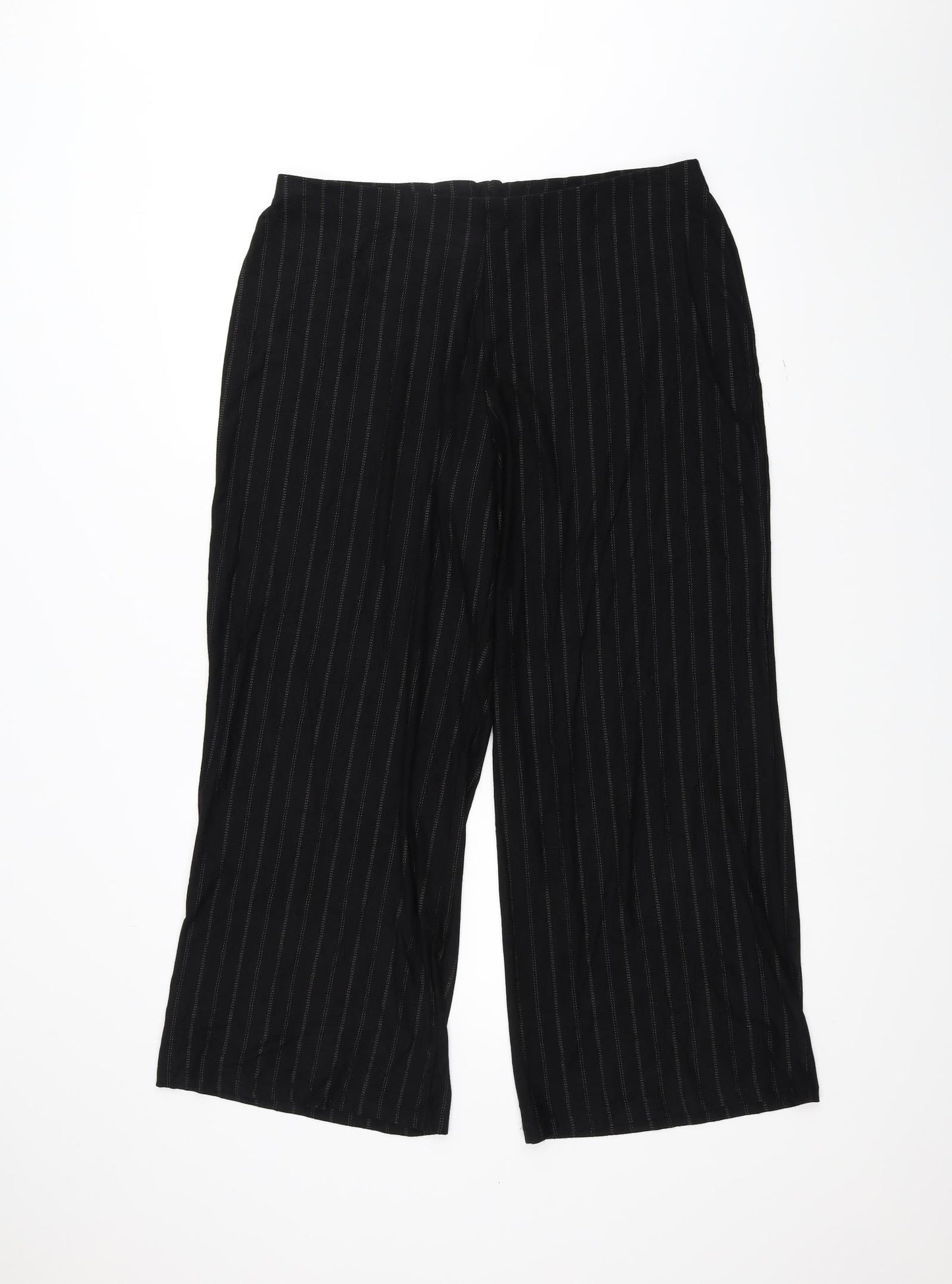 Womens UK Size 18 Marks and Spencer Regular Fit  Black Trousers