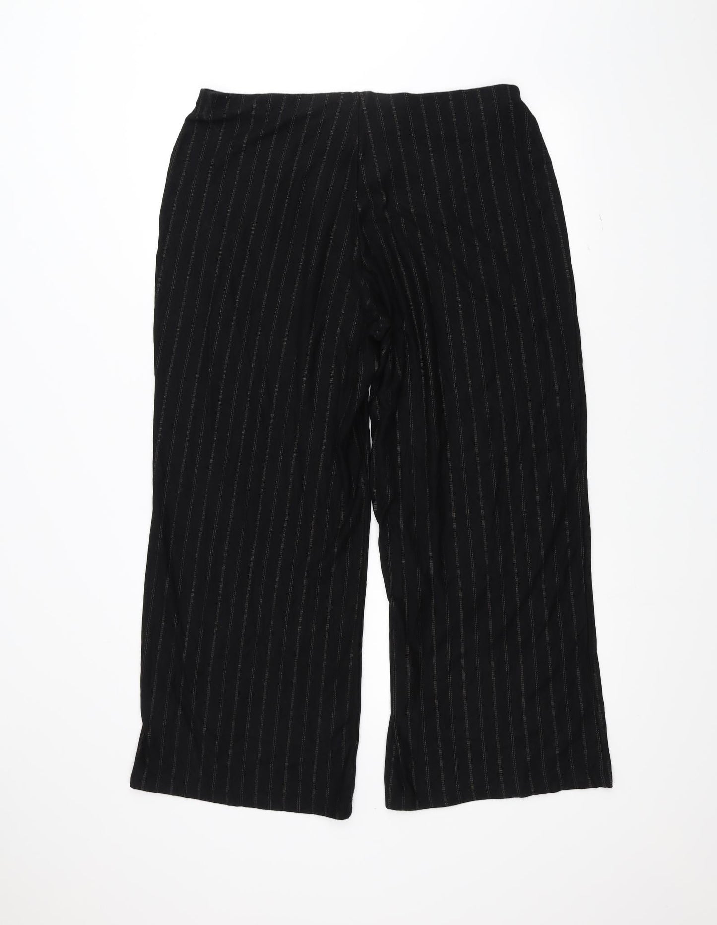 Womens UK Size 18 Marks and Spencer Regular Fit  Black Trousers