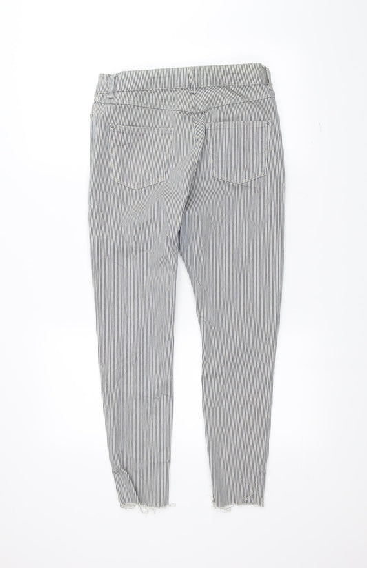 Womens UK Size 10 Marks and Spencer Regular Fit Skinny White Jeans
