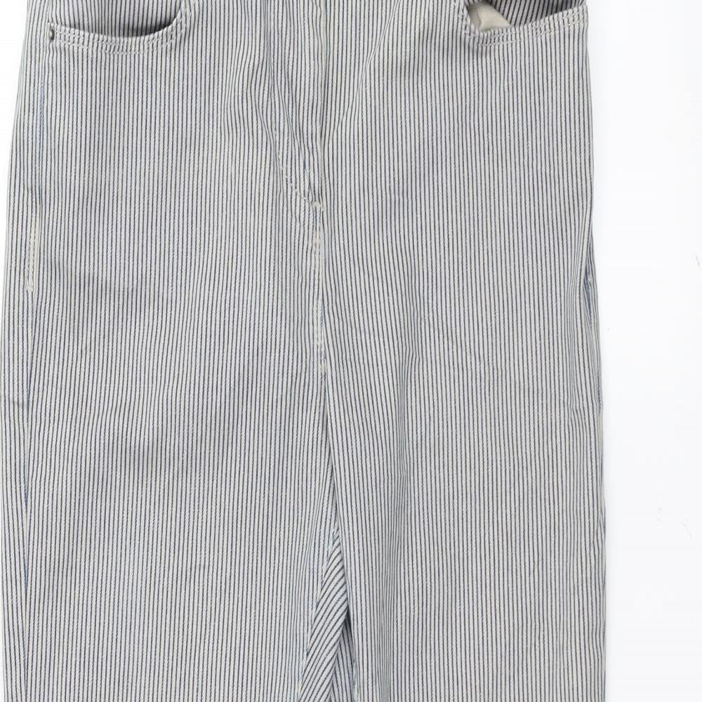 Womens UK Size 10 Marks and Spencer Regular Fit Skinny White Jeans