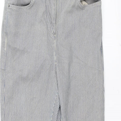 Womens UK Size 10 Marks and Spencer Regular Fit Skinny White Jeans