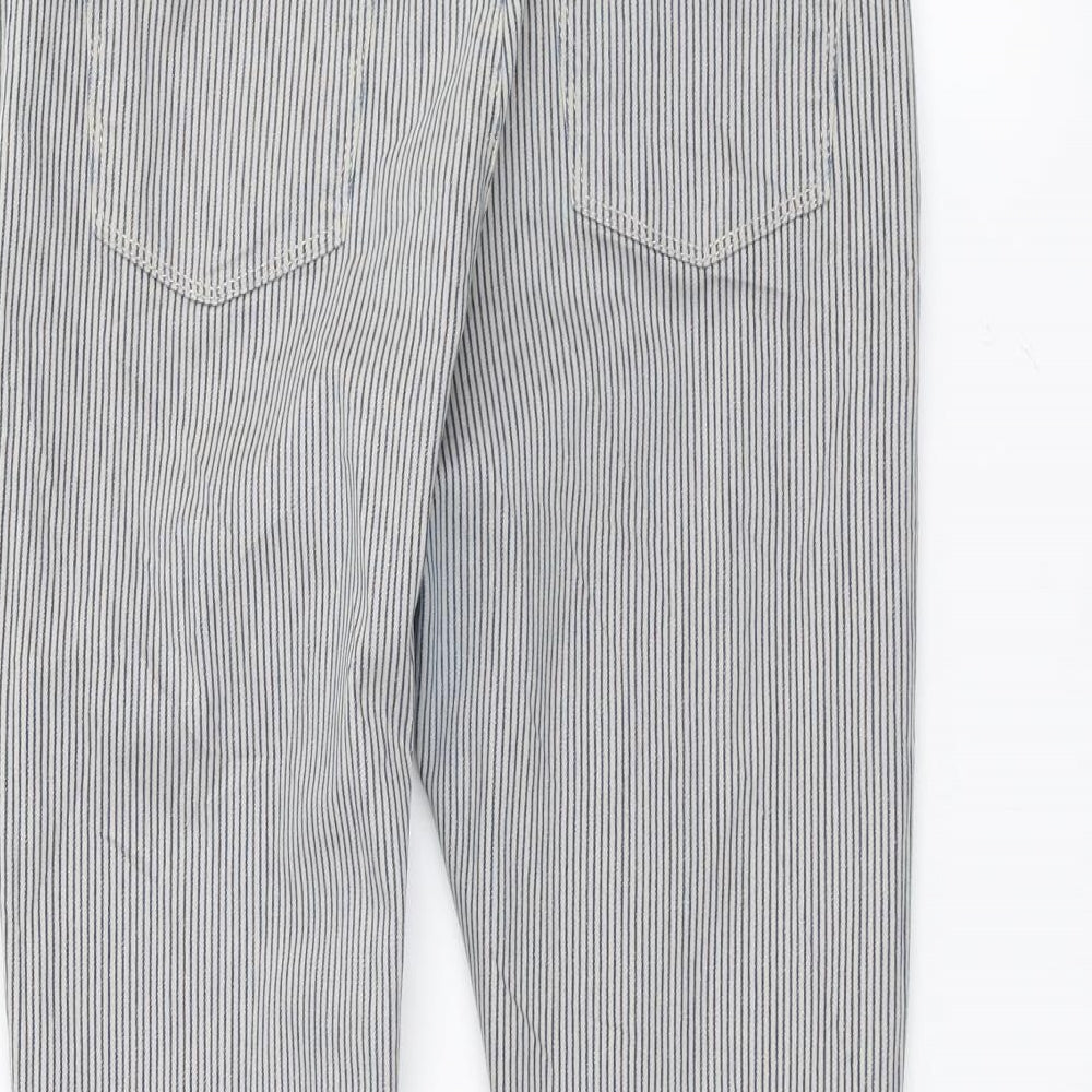 Womens UK Size 10 Marks and Spencer Regular Fit Skinny White Jeans