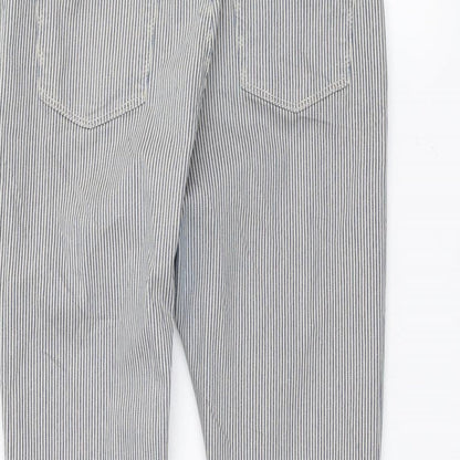 Womens UK Size 10 Marks and Spencer Regular Fit Skinny White Jeans