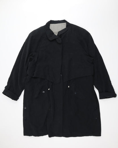 sportables Womens Blue   Overcoat Coat Size 16
