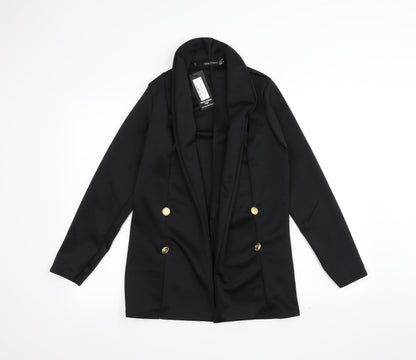 Womens UK Size 8 I SAW IT FIRST Black Jacket