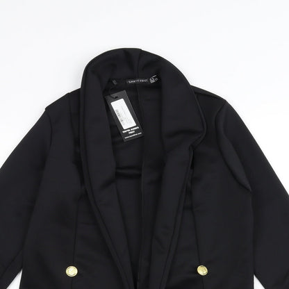 Womens UK Size 8 I SAW IT FIRST Black Jacket