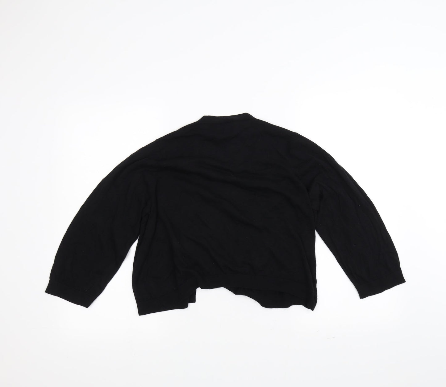 Preworn Womens Black   Cardigan Jumper Size 18