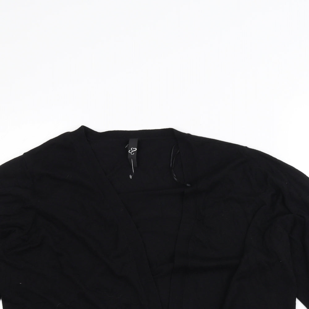 Preworn Womens Black   Cardigan Jumper Size 18