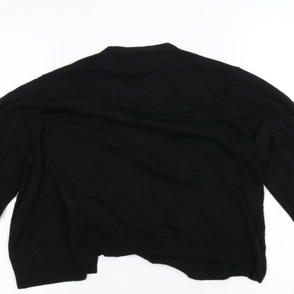 Preworn Womens Black   Cardigan Jumper Size 18