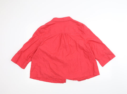 Womens UK Size 20 Marks and Spencer Red Jacket