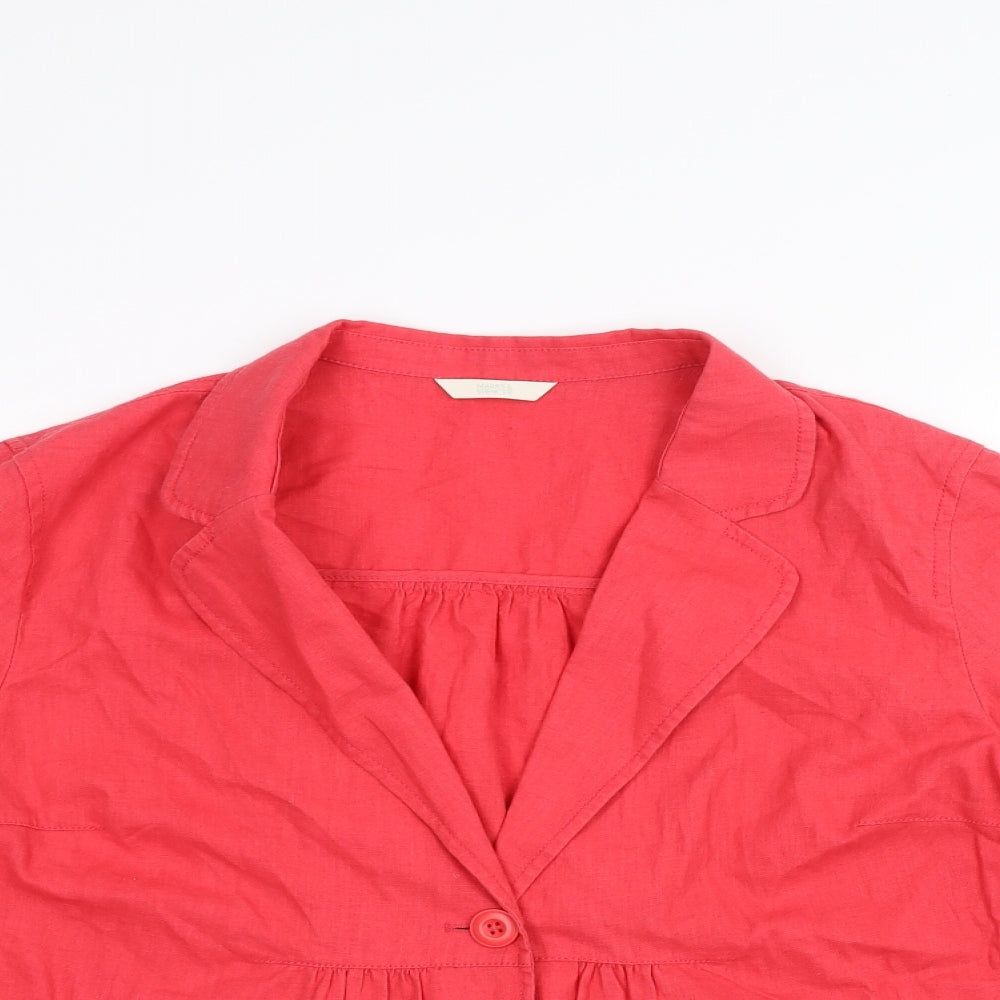 Womens UK Size 20 Marks and Spencer Red Jacket