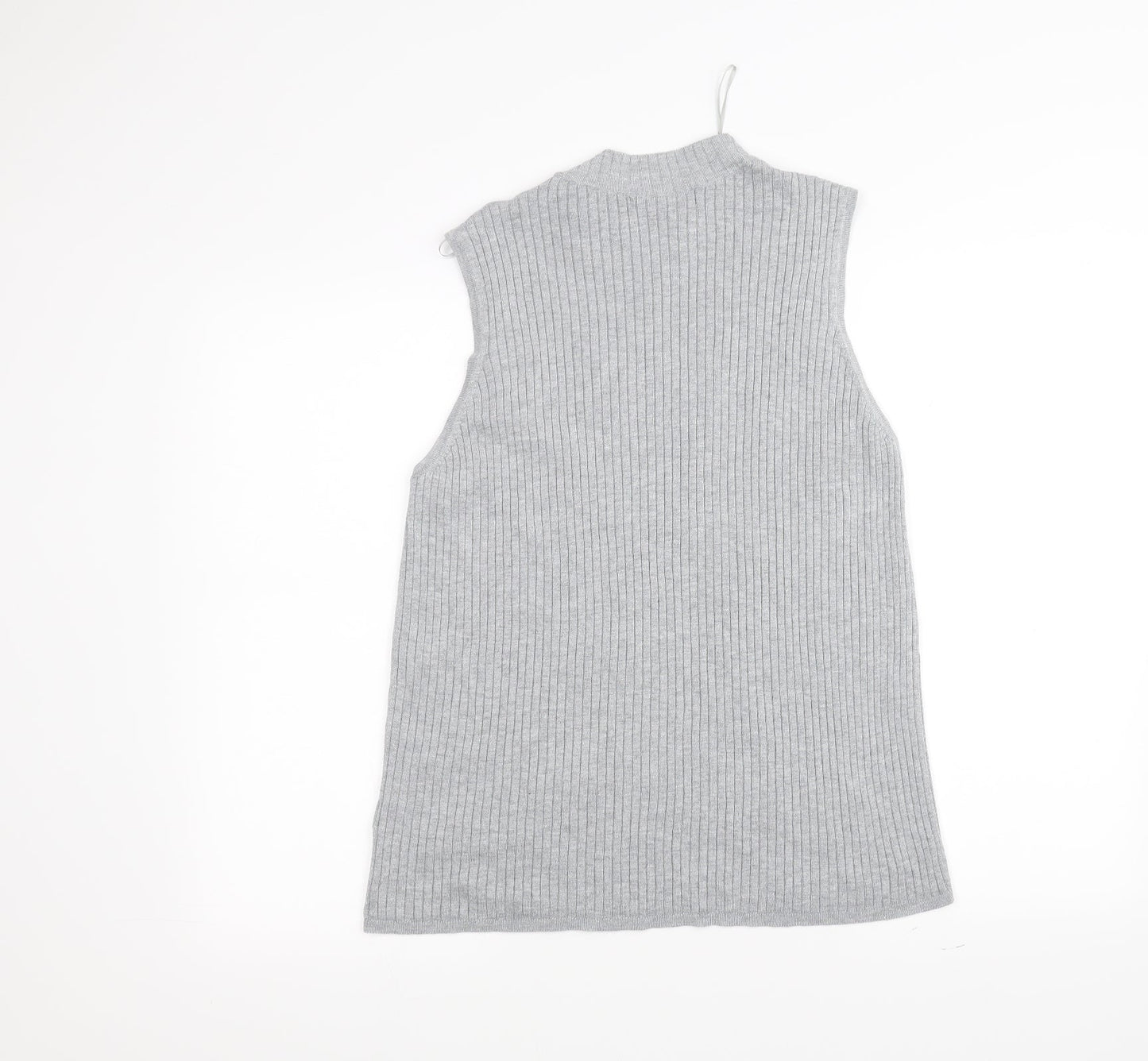 Womens UK Size 18 Marks and Spencer Grey Basic T-Shirt