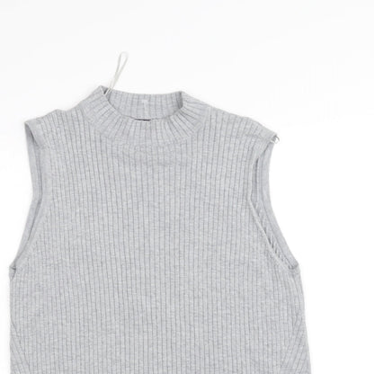 Womens UK Size 18 Marks and Spencer Grey Basic T-Shirt