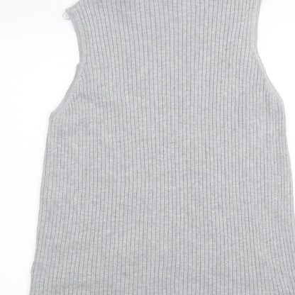 Womens UK Size 18 Marks and Spencer Grey Basic T-Shirt