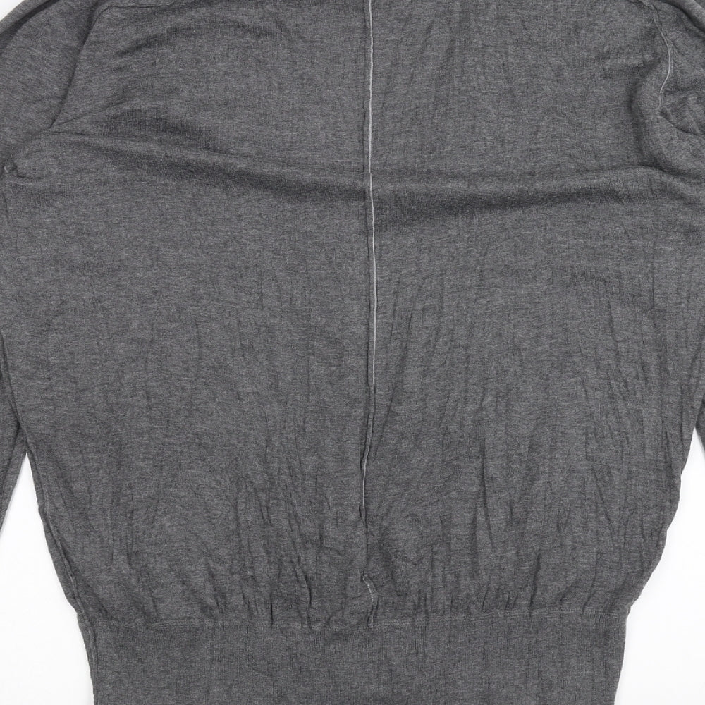 Next Womens Grey   Cardigan Jumper Size L