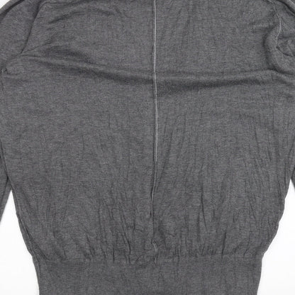 Next Womens Grey   Cardigan Jumper Size L