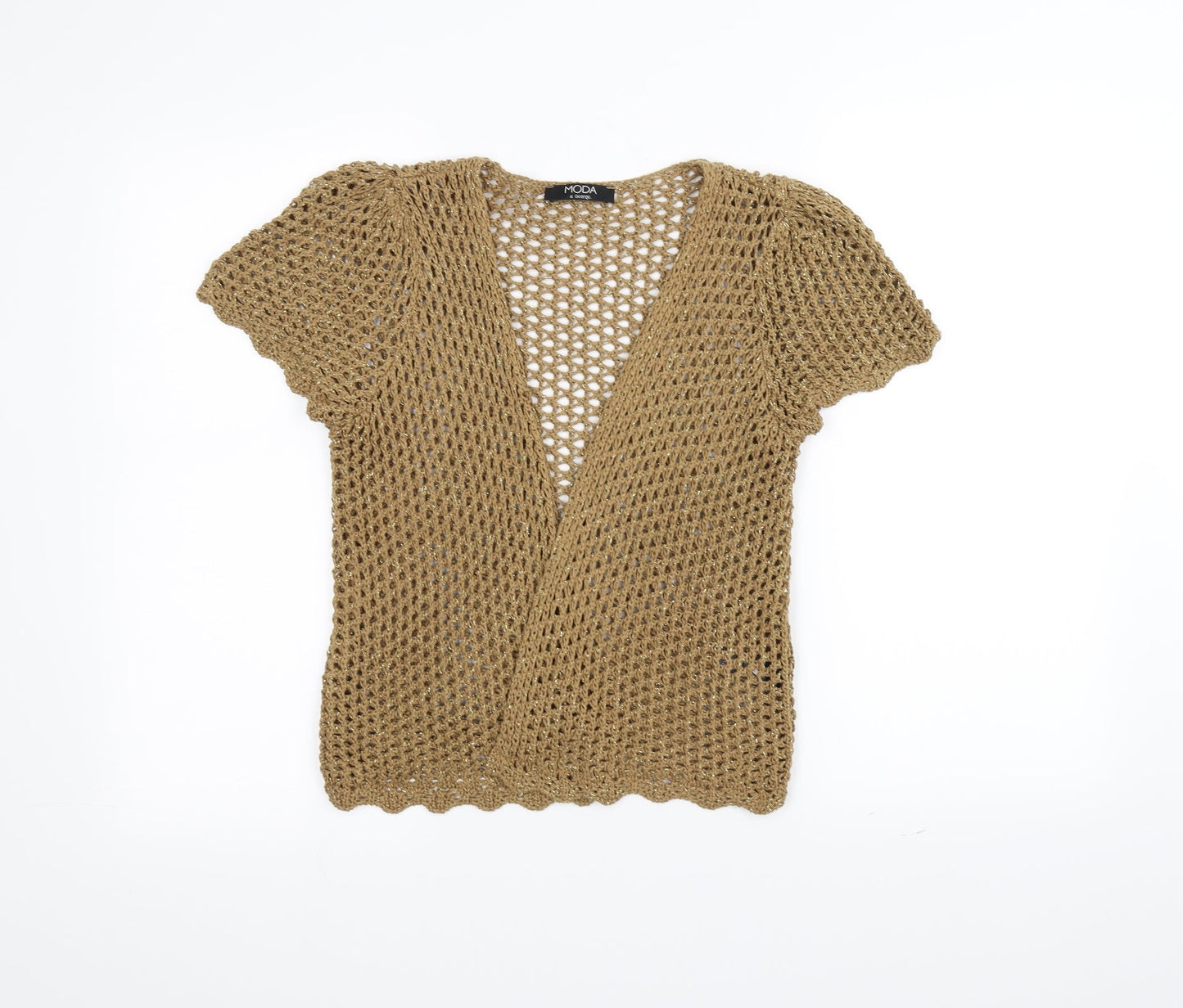 George Womens Brown  Knit Jacket  Size 10