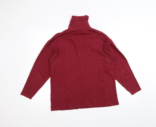 Casual Club Womens Red   Pullover Jumper Size M