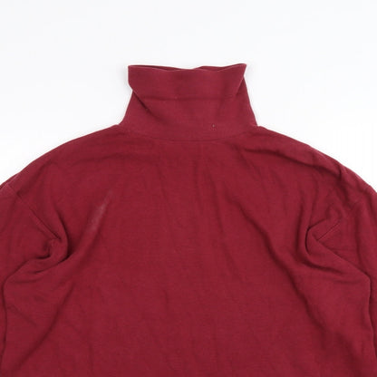 Casual Club Womens Red   Pullover Jumper Size M
